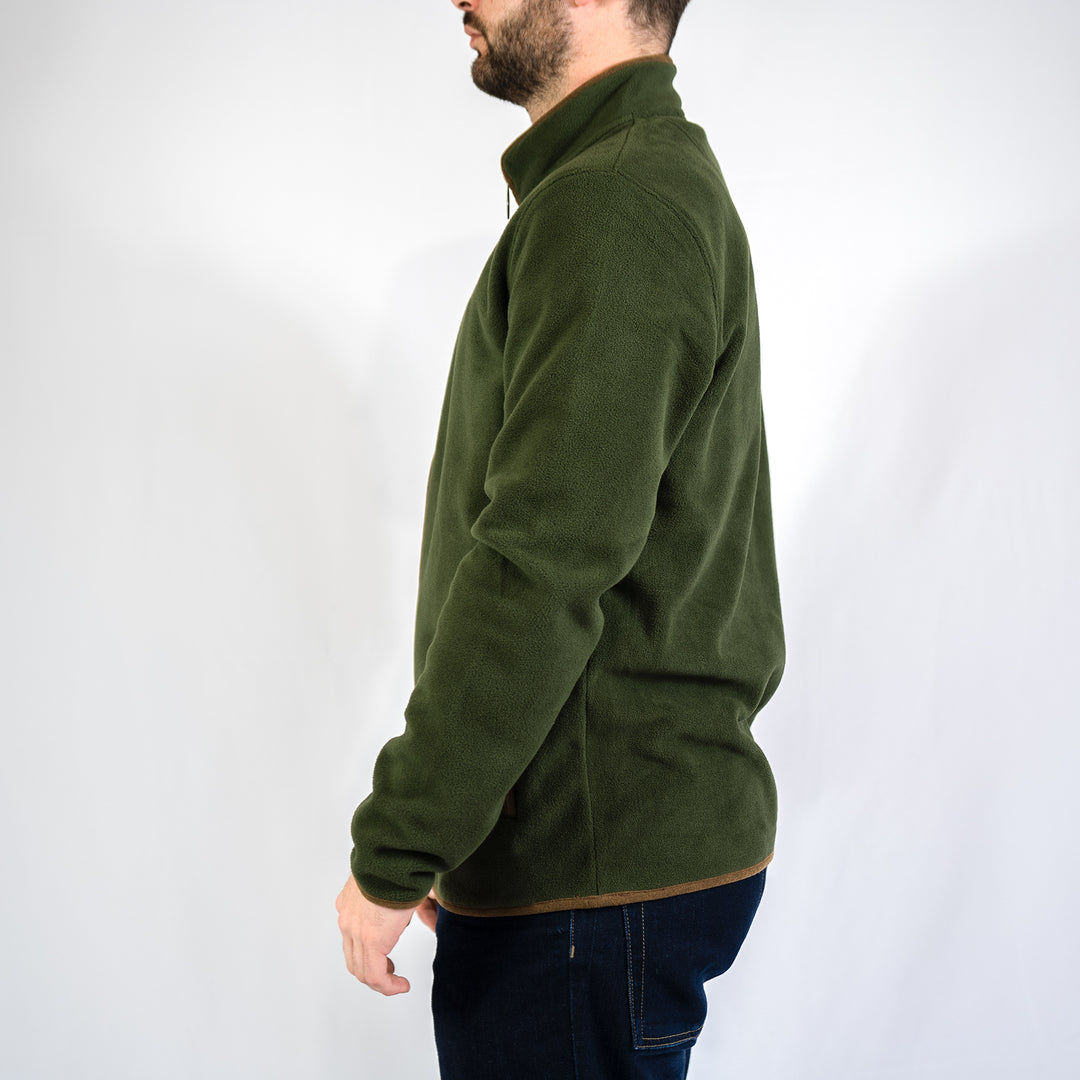 Harwood Zip Fleece - olive