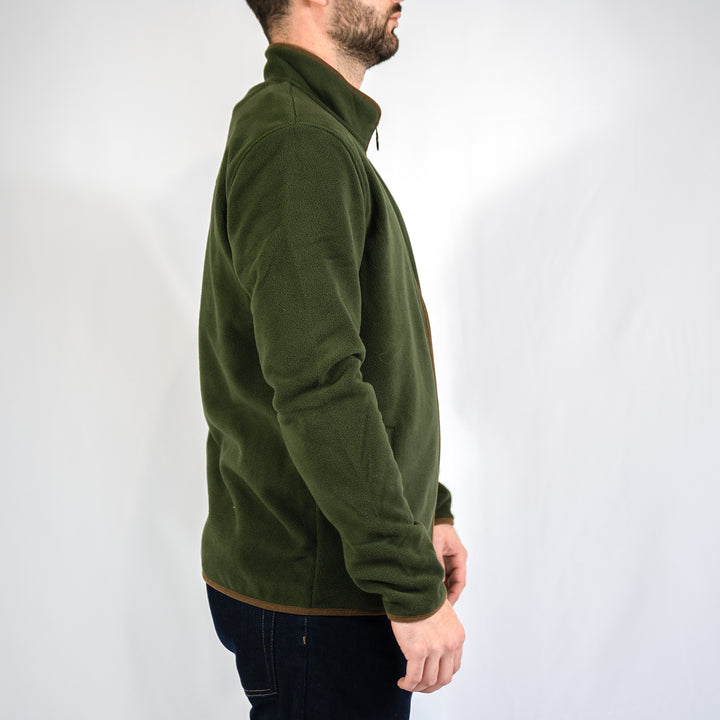 Harwood Zip Fleece - olive