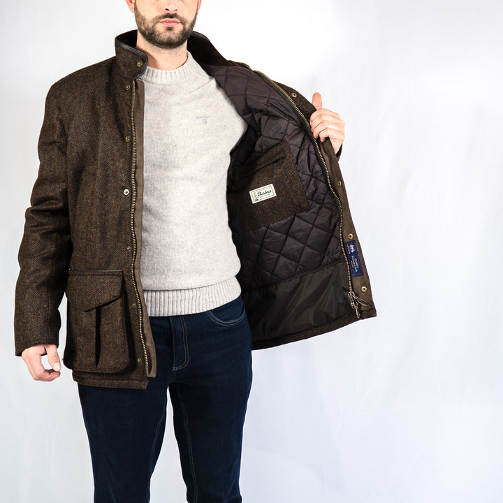 Hereford tweed wool - brown