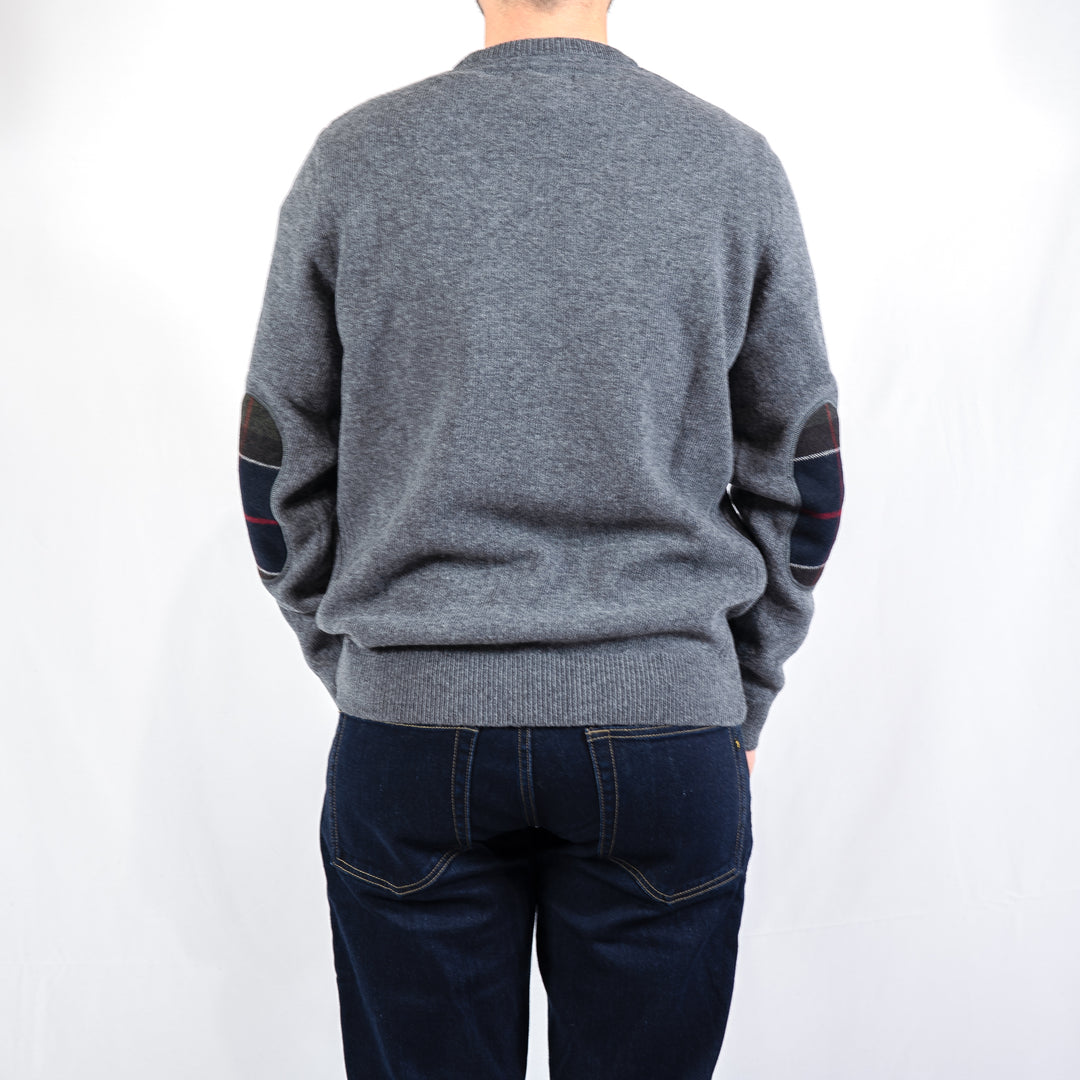 Holden crew neck sweater - mid grey marl