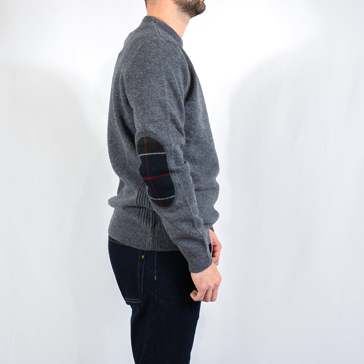 Holden crew neck sweater - mid grey marl