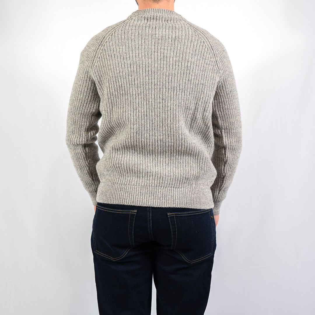 Horseford crew neck jumper - stone