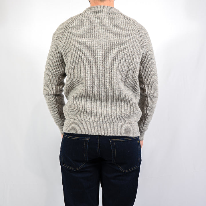 Horseford crew neck jumper - stone