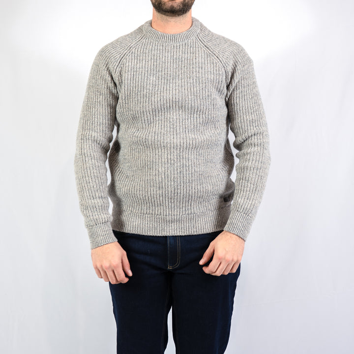 Horseford crew neck jumper - stone
