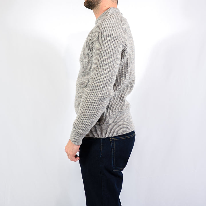 Horseford crew neck jumper - stone