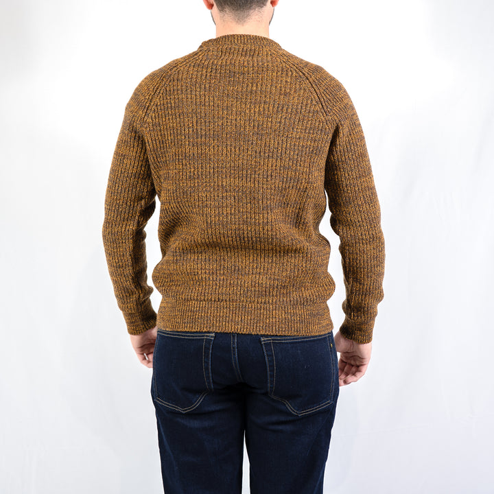 Horseford crew neck jumper - copper