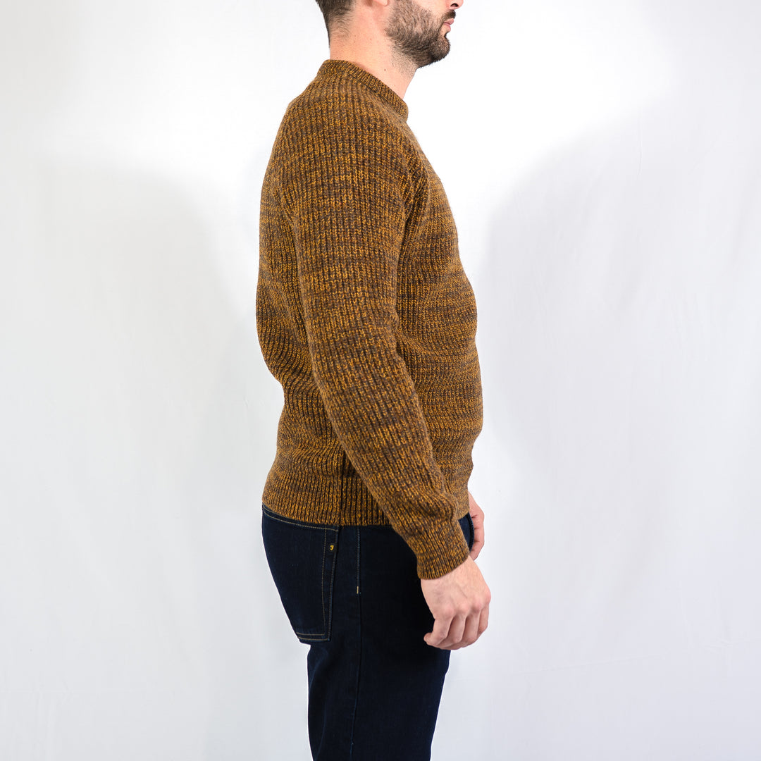 Horseford crew neck jumper - copper