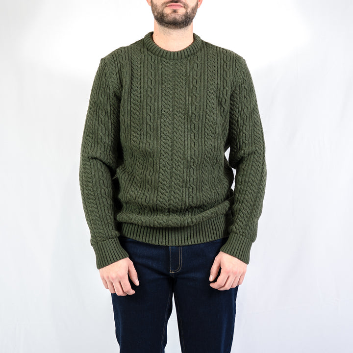 Lowfen cable crew - olive