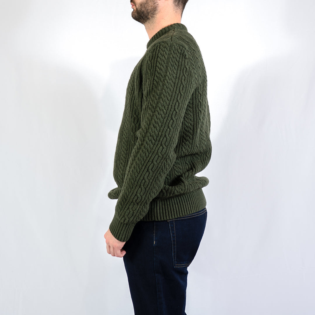Lowfen cable crew - olive