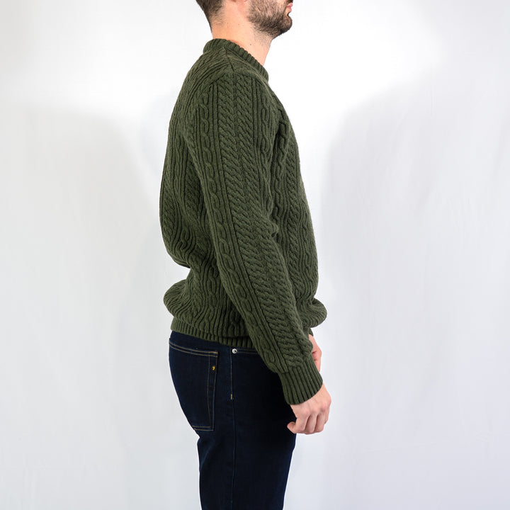 Lowfen cable crew - olive