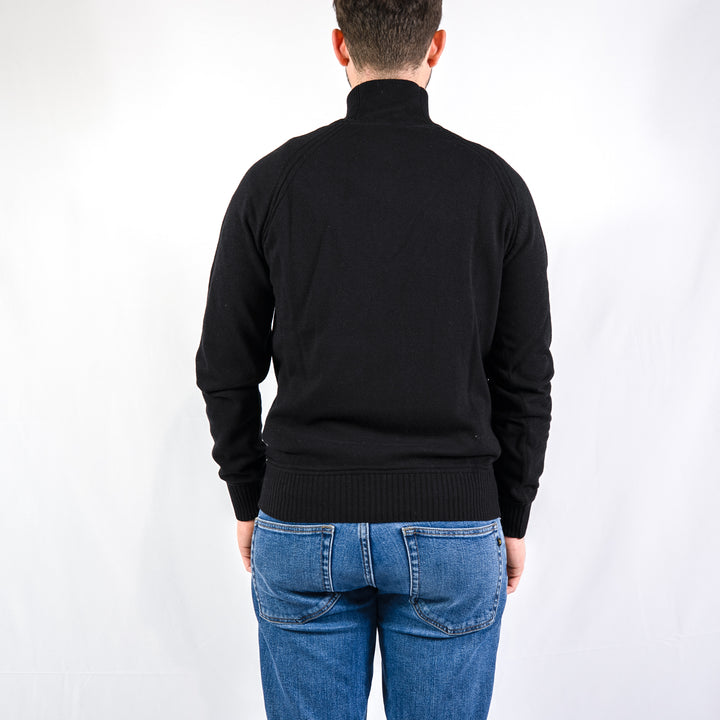 Cadras wool cashmere - black pure