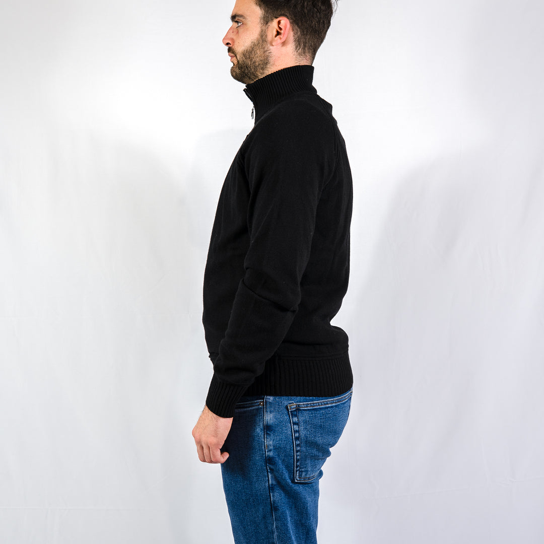 Cadras wool cashmere - black pure