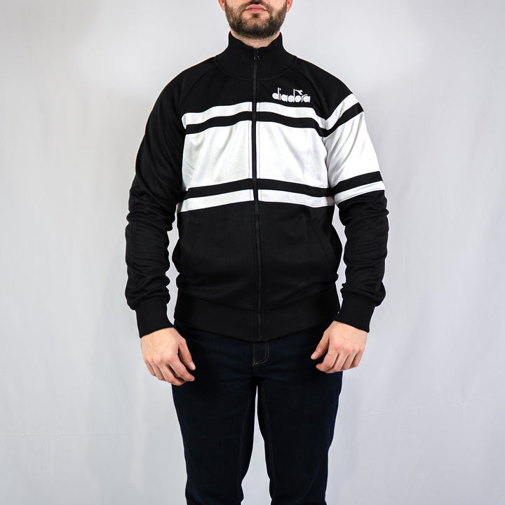 Jacket 80s - optical white / black