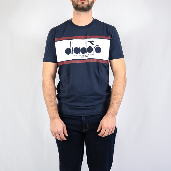 T-shirt logo - blue/ optical