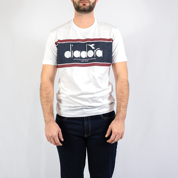 T-shirt logo - super white/ red