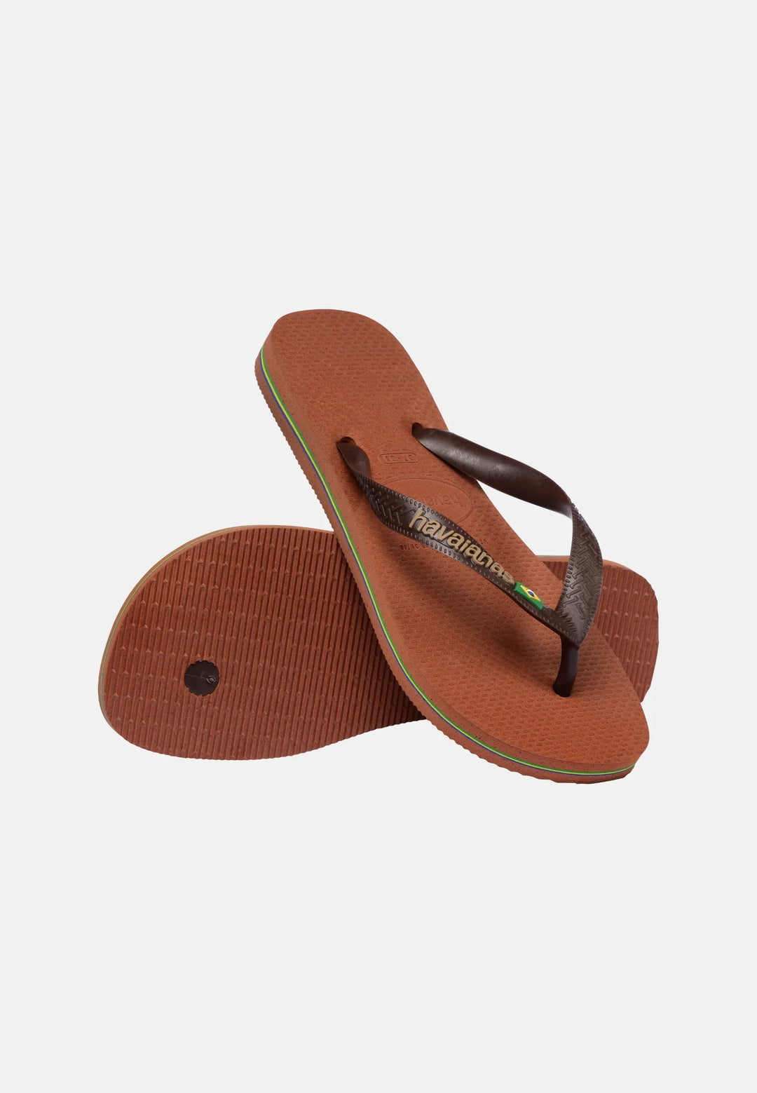 H Brazil Logo - Rust/Coffee
