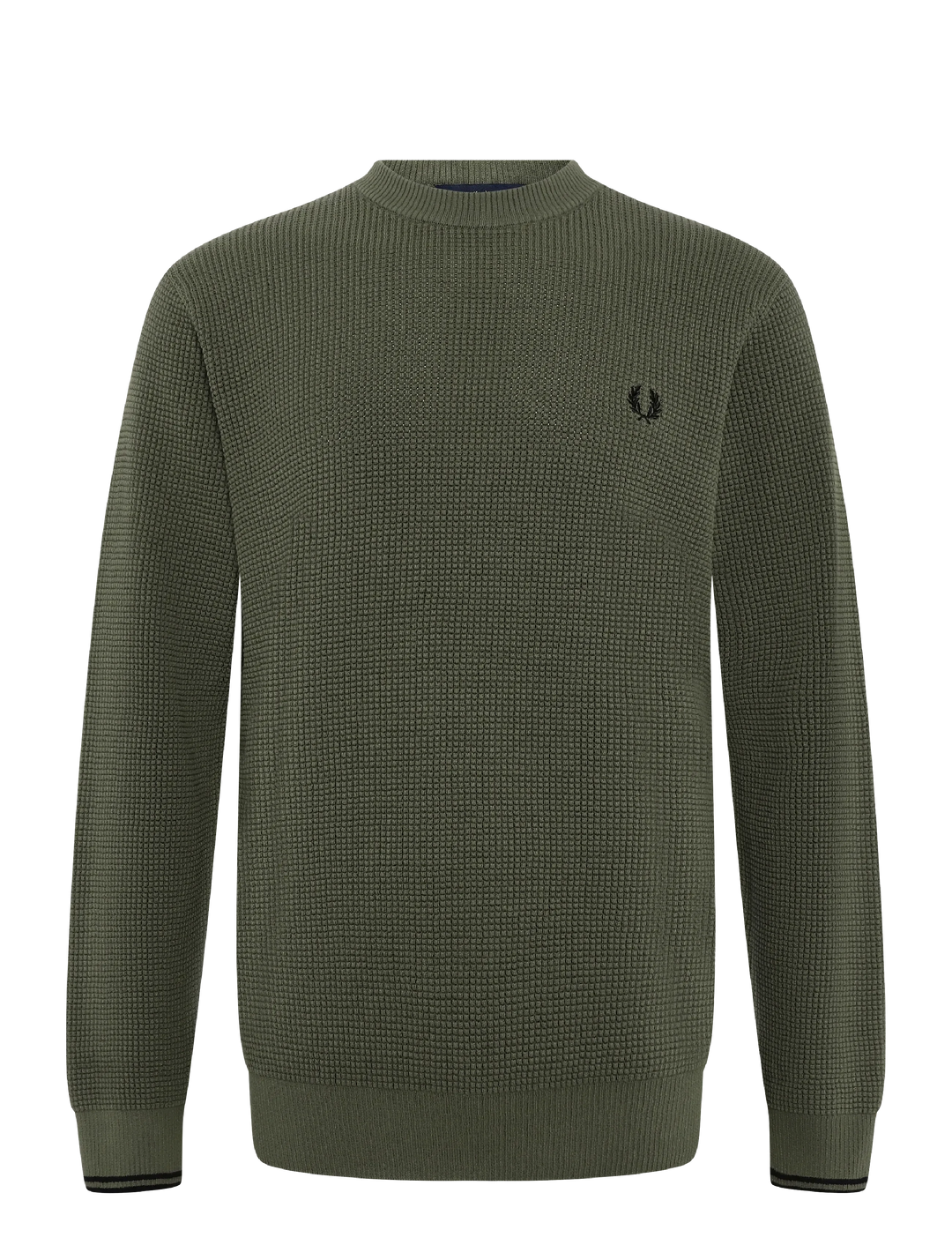 waffle stitch Jumper - field Green