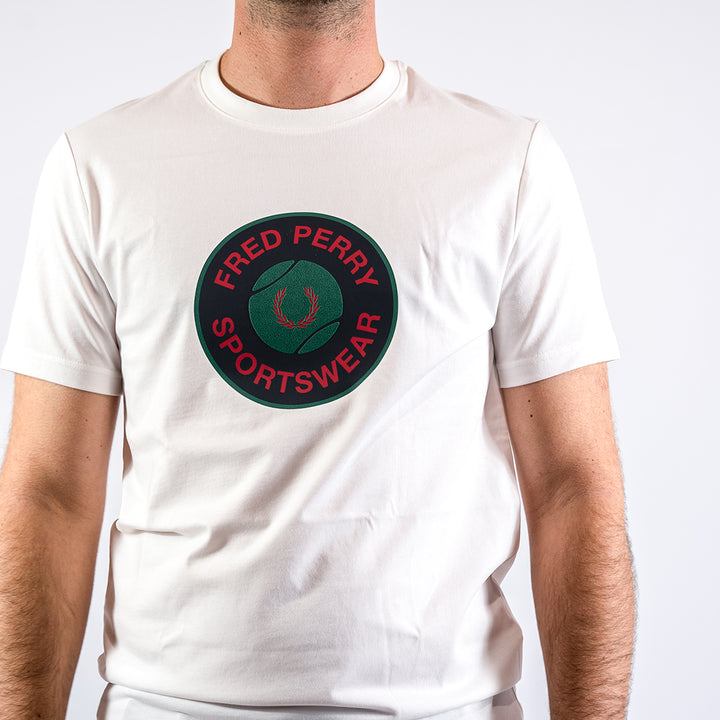 Tennis badge graphic t-shirt
