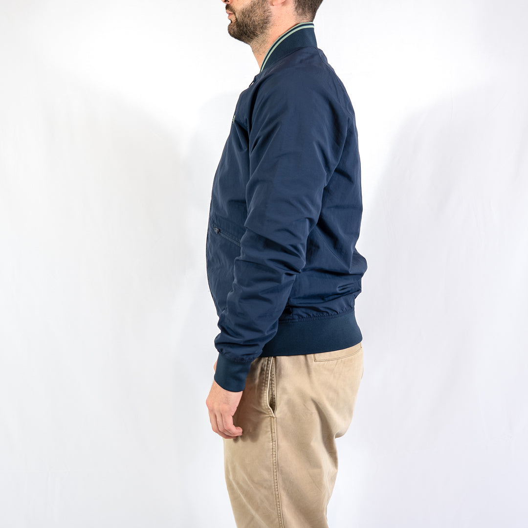Tipped Taslan tennis bomber jk - dark airforce