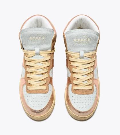 Mi basket métal pigskin used / light beige