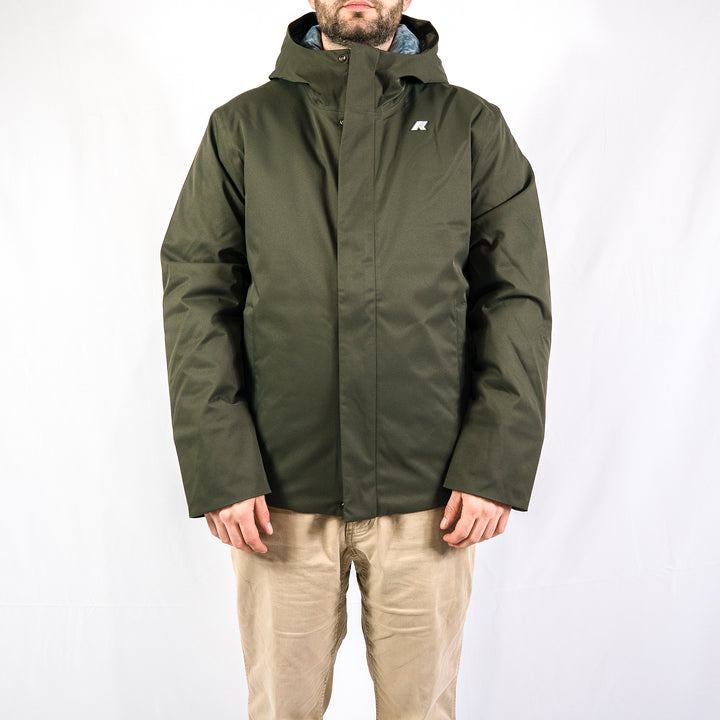 Jacko twill marmotta - black olive / blue airforce