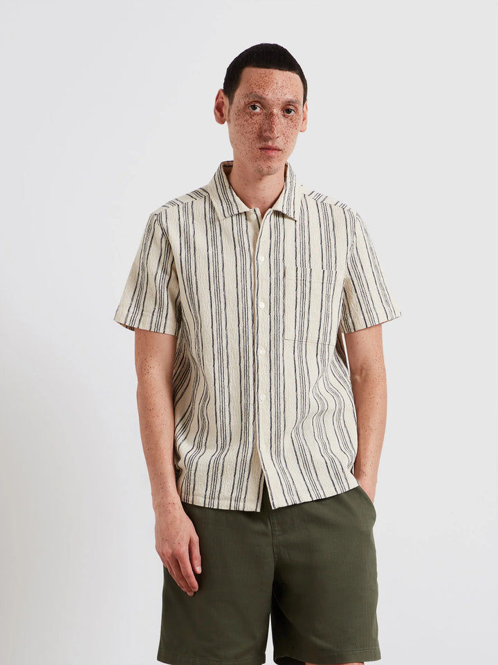 Simon ss stripe - 280 ecru