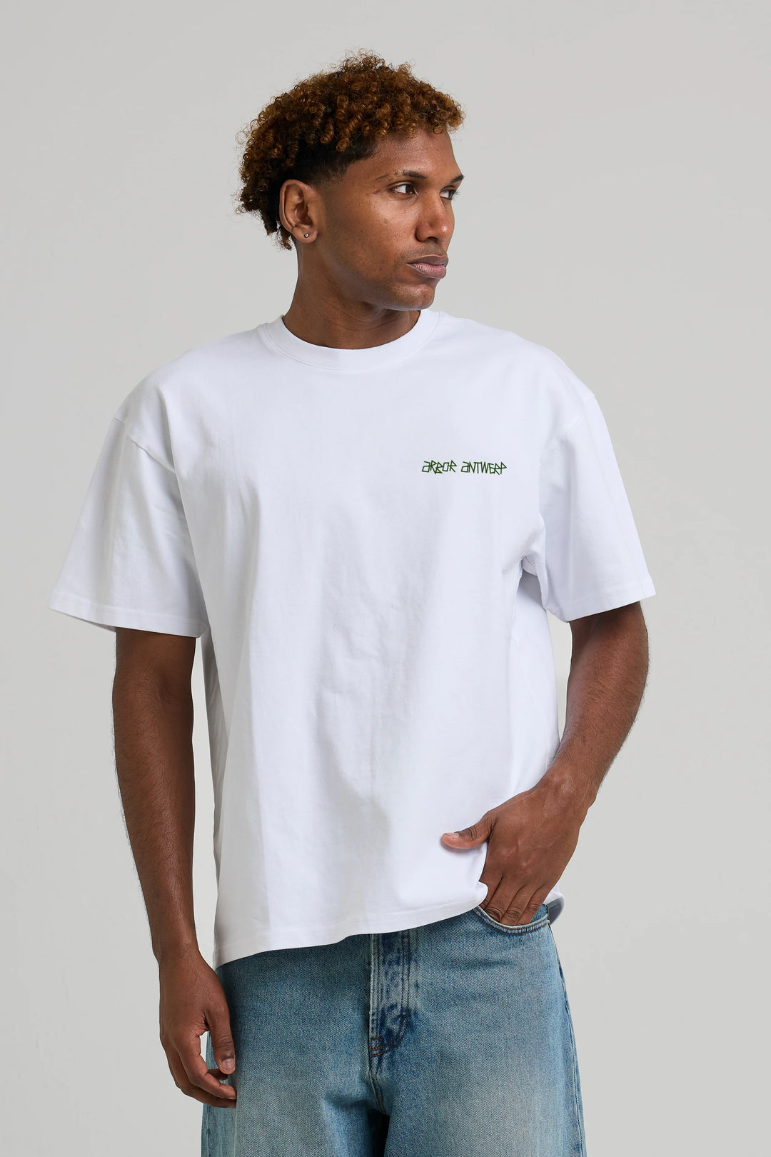 Line Flower Green