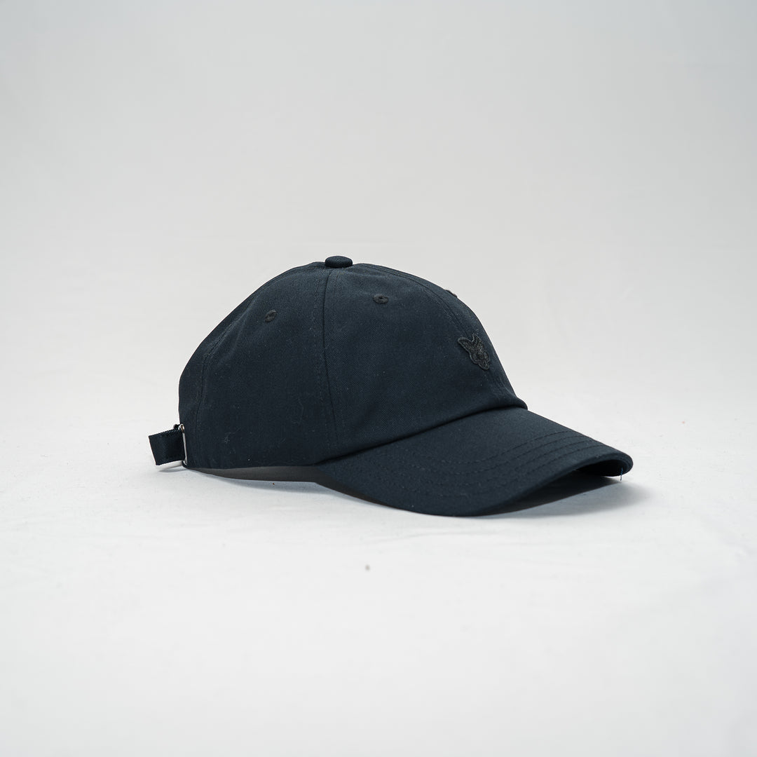 Tonal eagle baseball cap - jet black