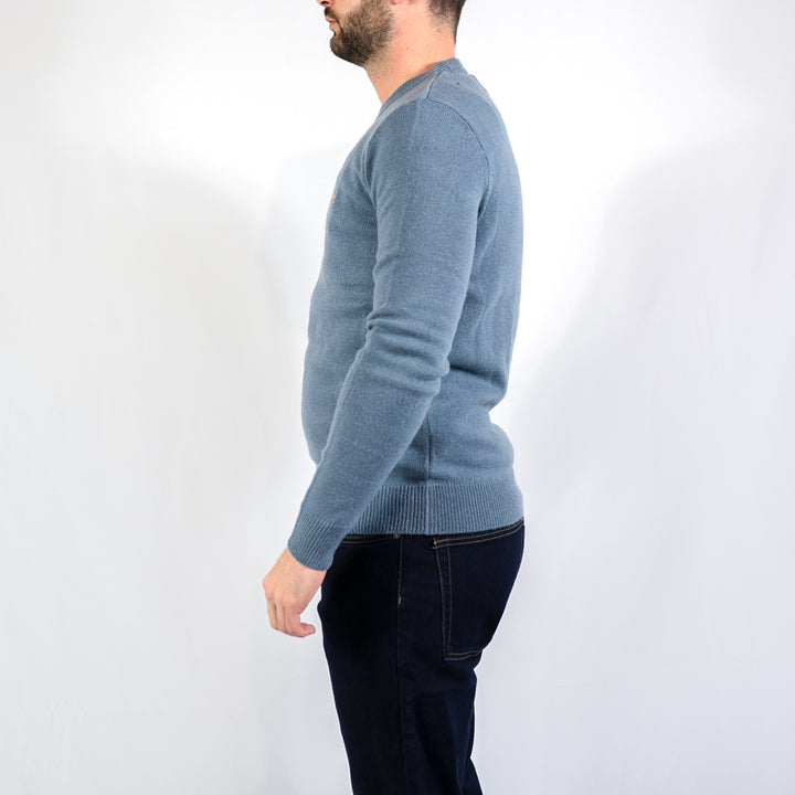 Maidstone crew sweater - chalk blue
