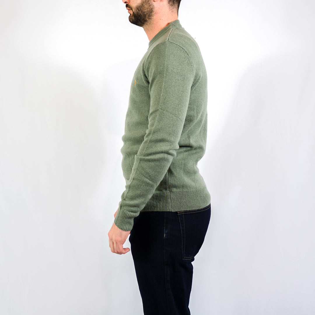Maidstone crew sweater - tarragon green