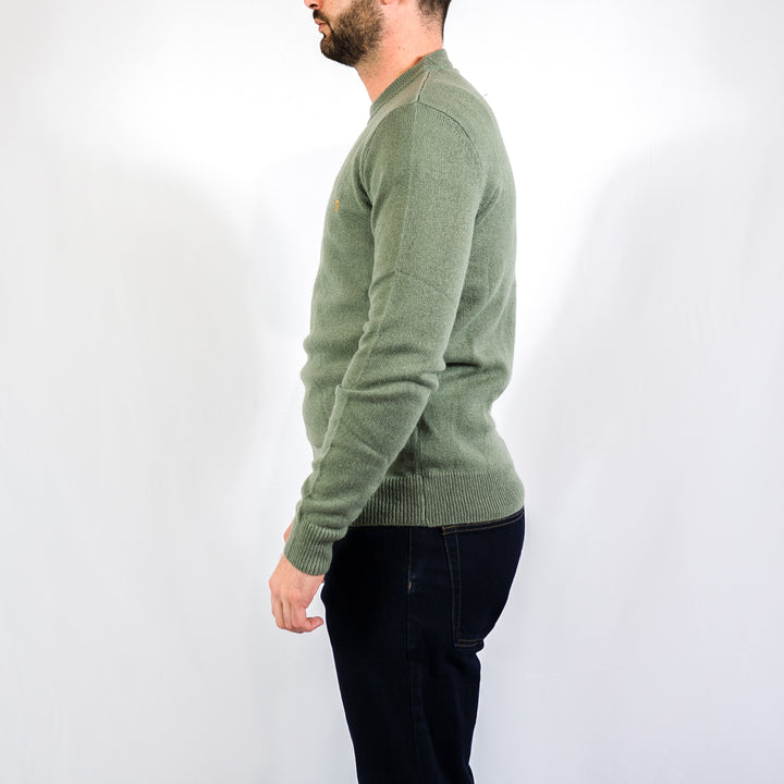 Maidstone crew sweater - tarragon green