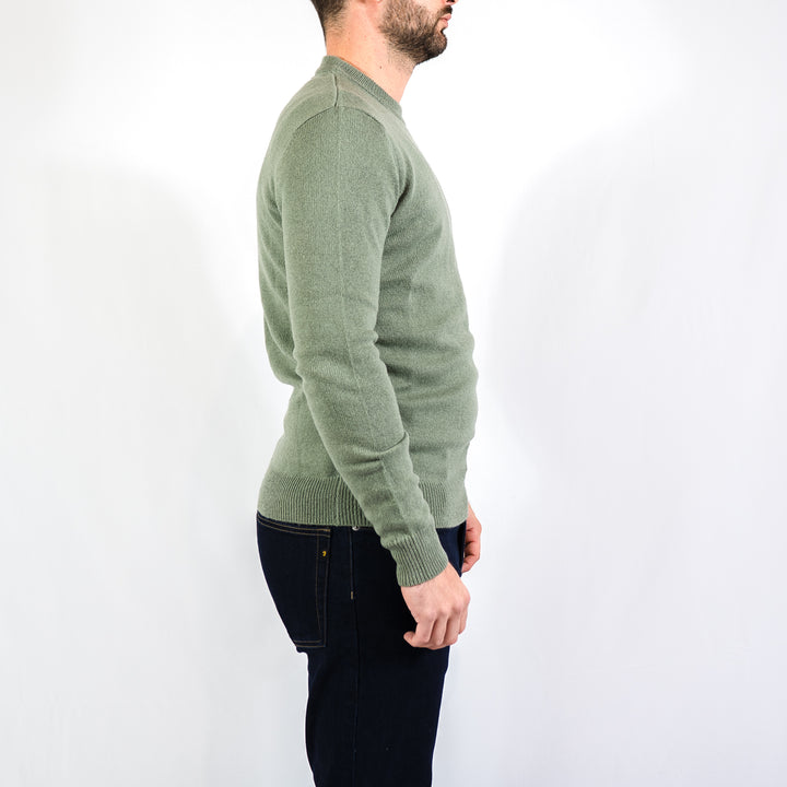 Maidstone crew sweater - tarragon green