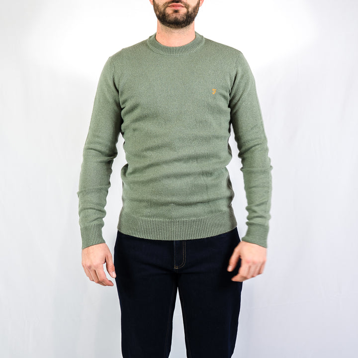 Maidstone crew sweater - tarragon green