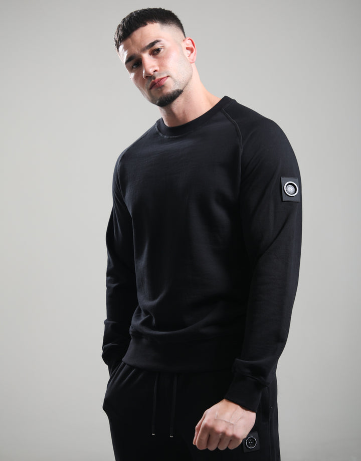 Siren crew sweat / black