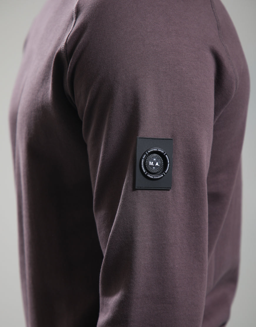Siren crew sweat / bordeaux