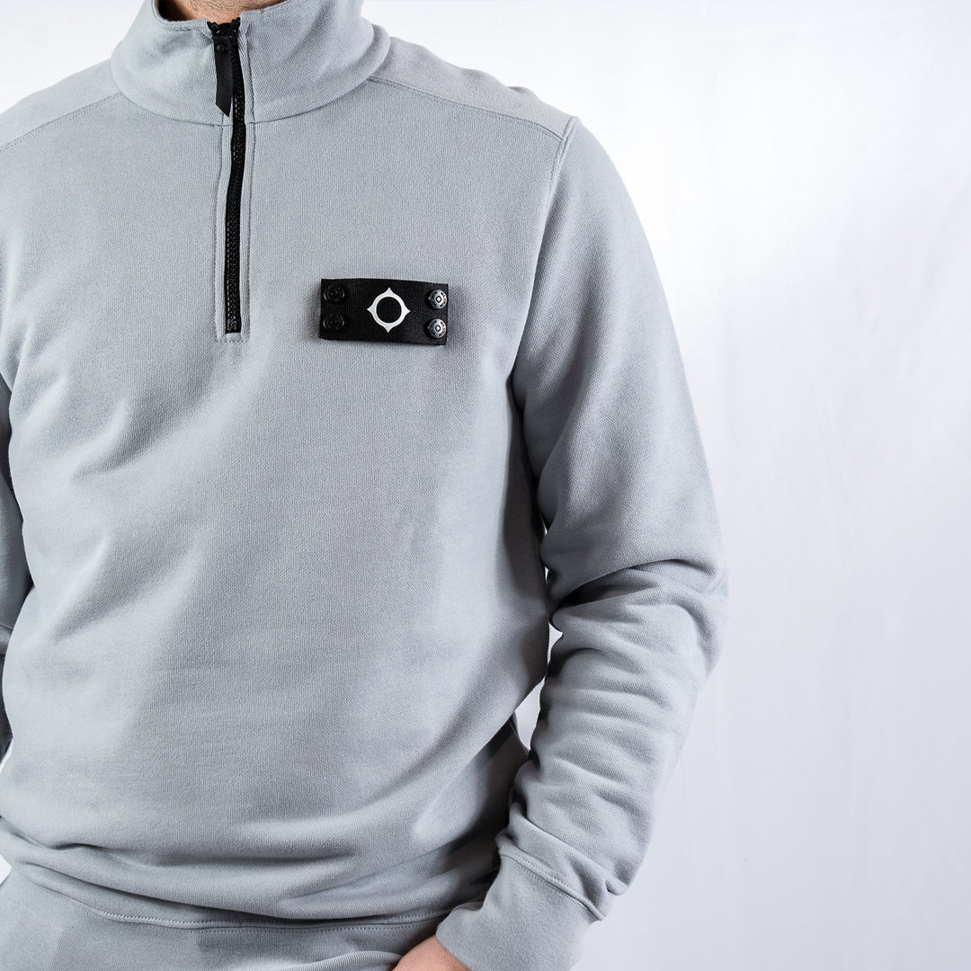 Neo quarter zip sweat - battleship