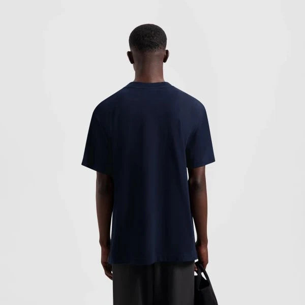Block tee / navy