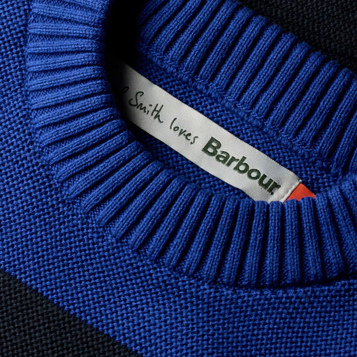 Barbour x Paul smith southwold knit - dark navy