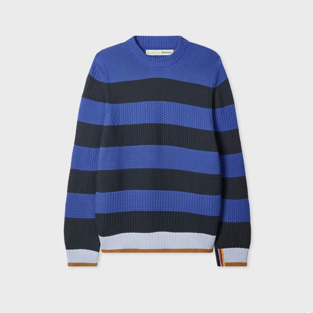 Barbour x Paul smith southwold knit - dark navy