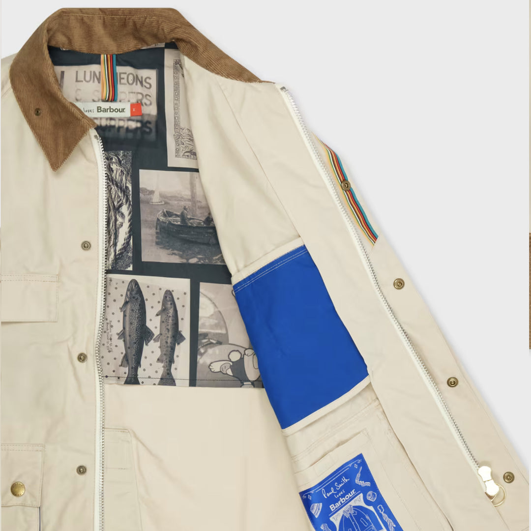 Barbour x Paul Smith Sugarlump bedale casual jacket - Beige
