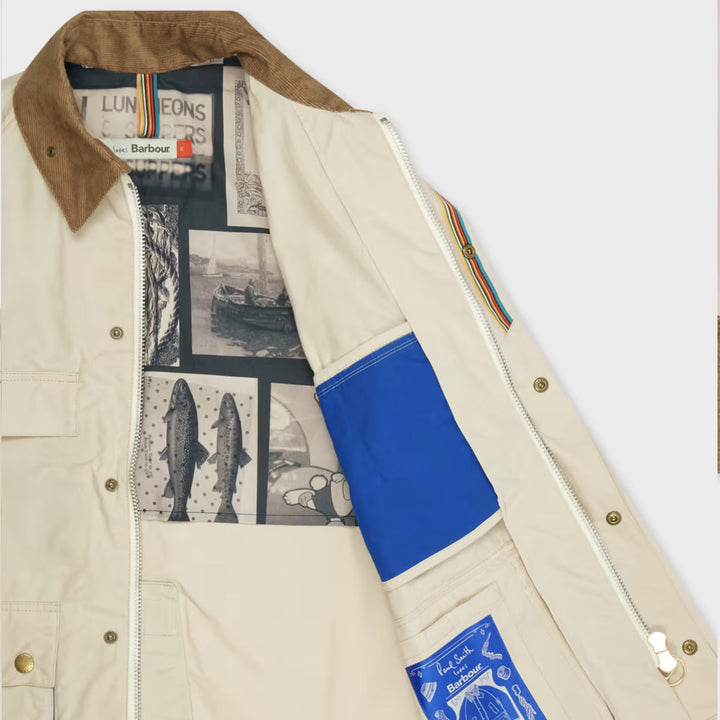 Barbour x Paul Smith Sugarlump bedale casual jacket - Beige
