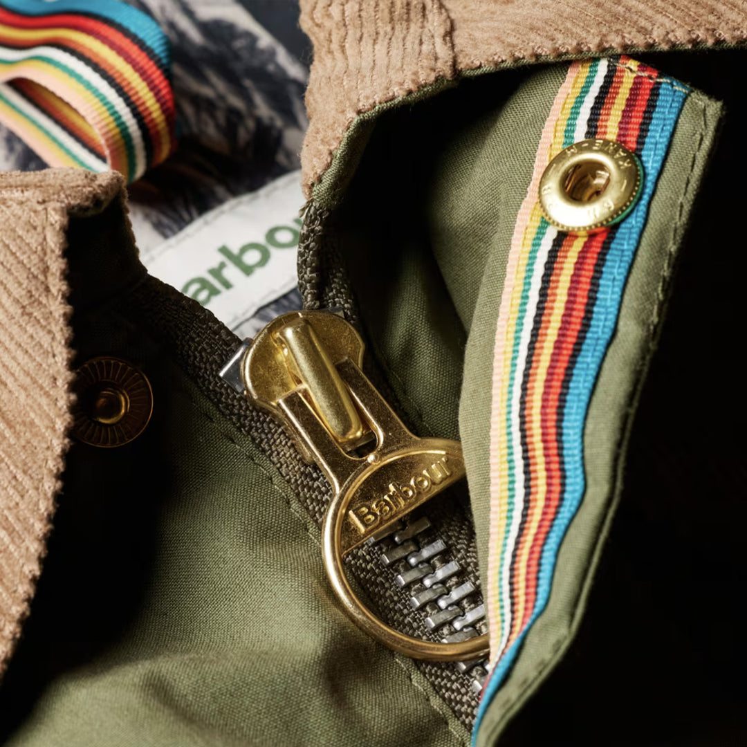 Barbour x Paul Smith Sugarlump bedale casual jacket - Khaki