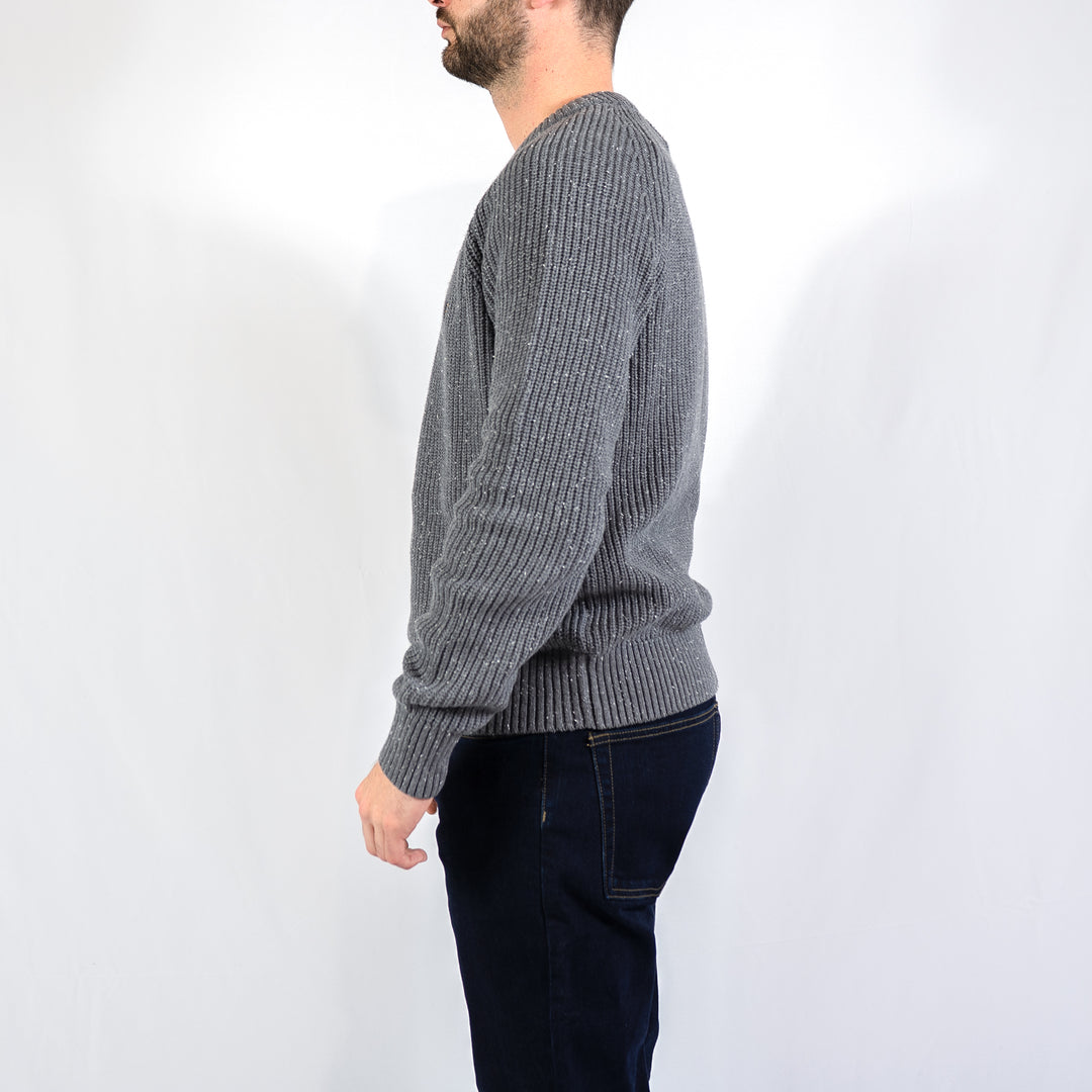 Sage nepped sweater - grey shade