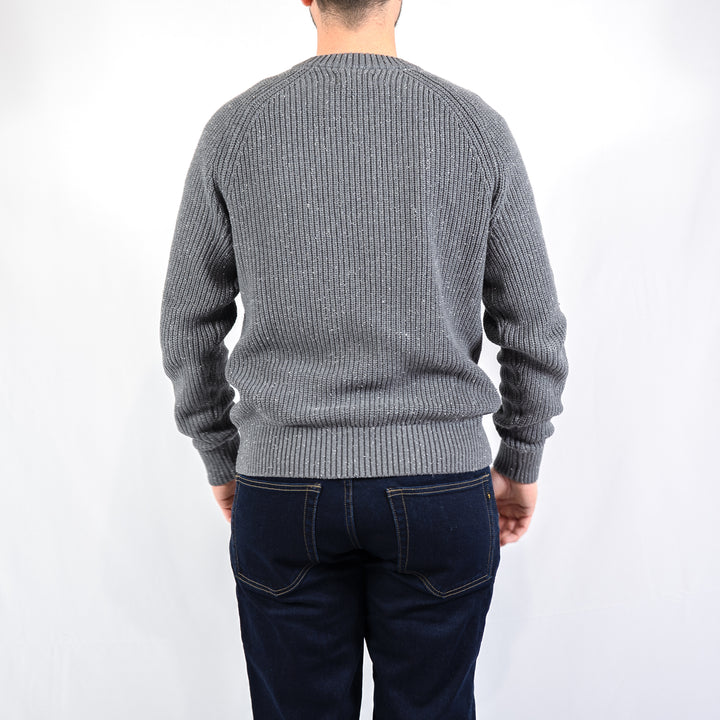 Sage nepped sweater - grey shade