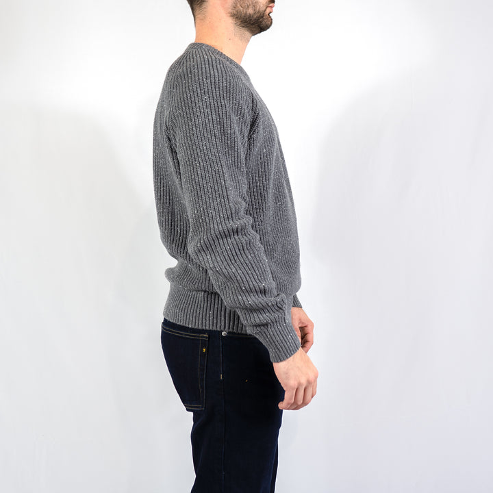 Sage nepped sweater - grey shade
