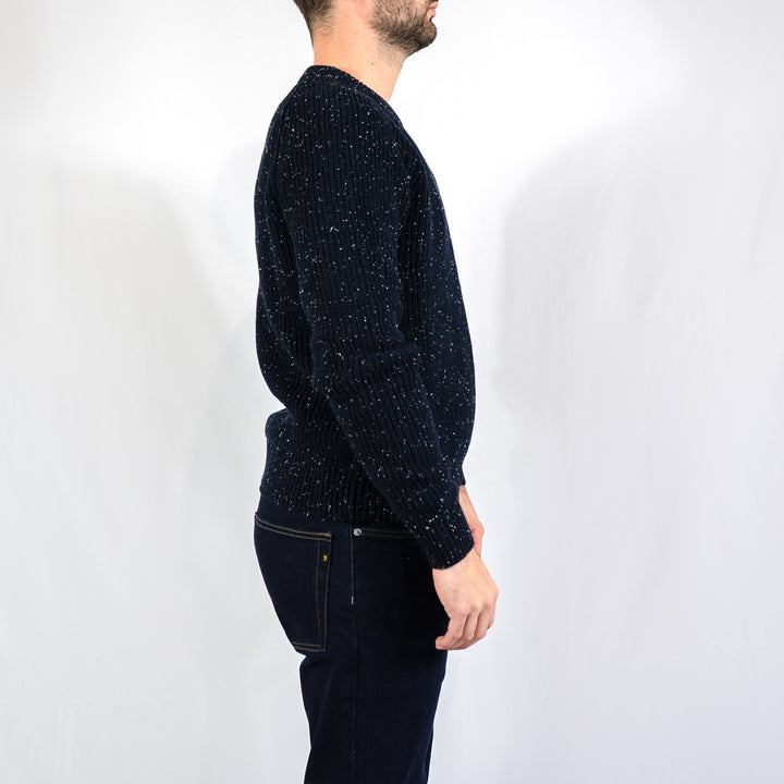Sage nepped sweater - true navy