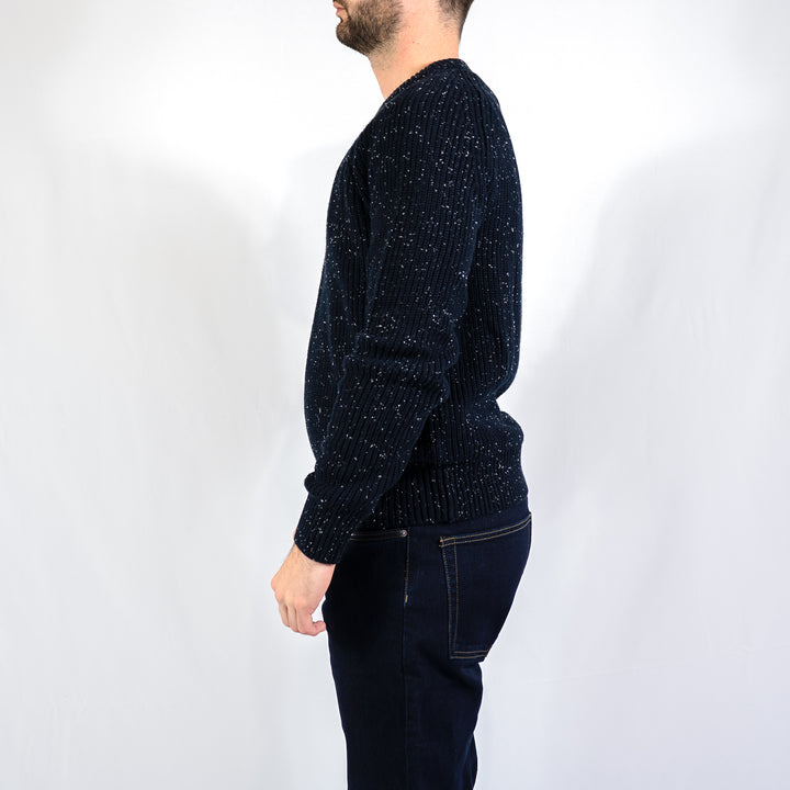 Sage nepped sweater - true navy