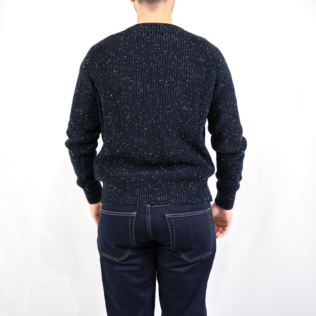 Sage nepped sweater - true navy