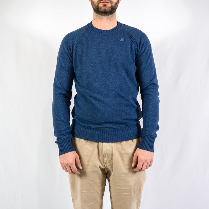 Sebas wool cashmere - blue riviera mel