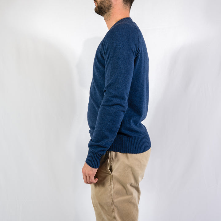 Sebas wool cashmere - blue riviera mel